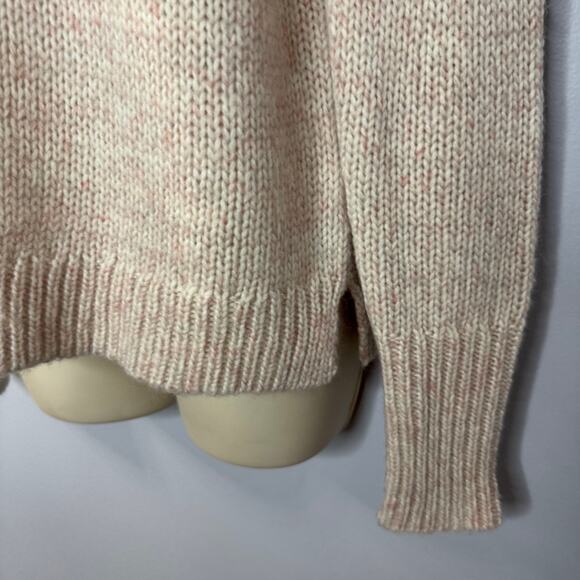 J. Crew Wool Blend Knit Turtle Knit Pink Sweater Preppy Casual Sz XS New - Picture 4 of 11